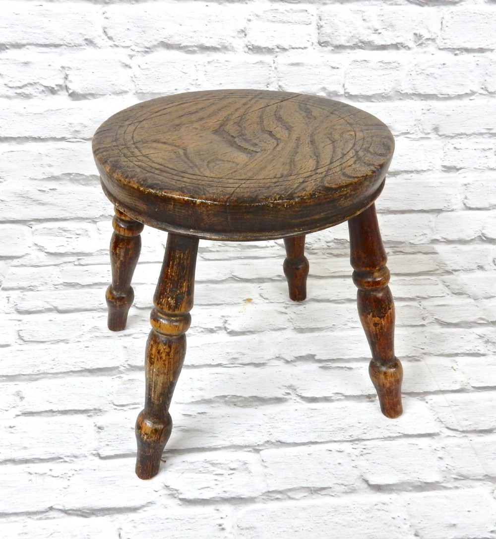 C19th Country Stool View V