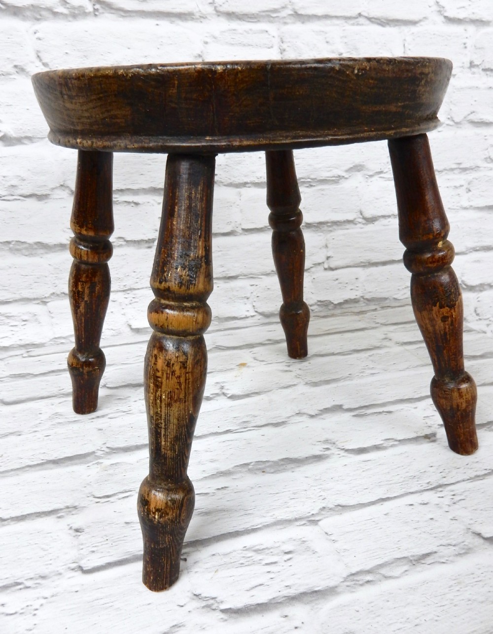 C19th Country Stool View VI