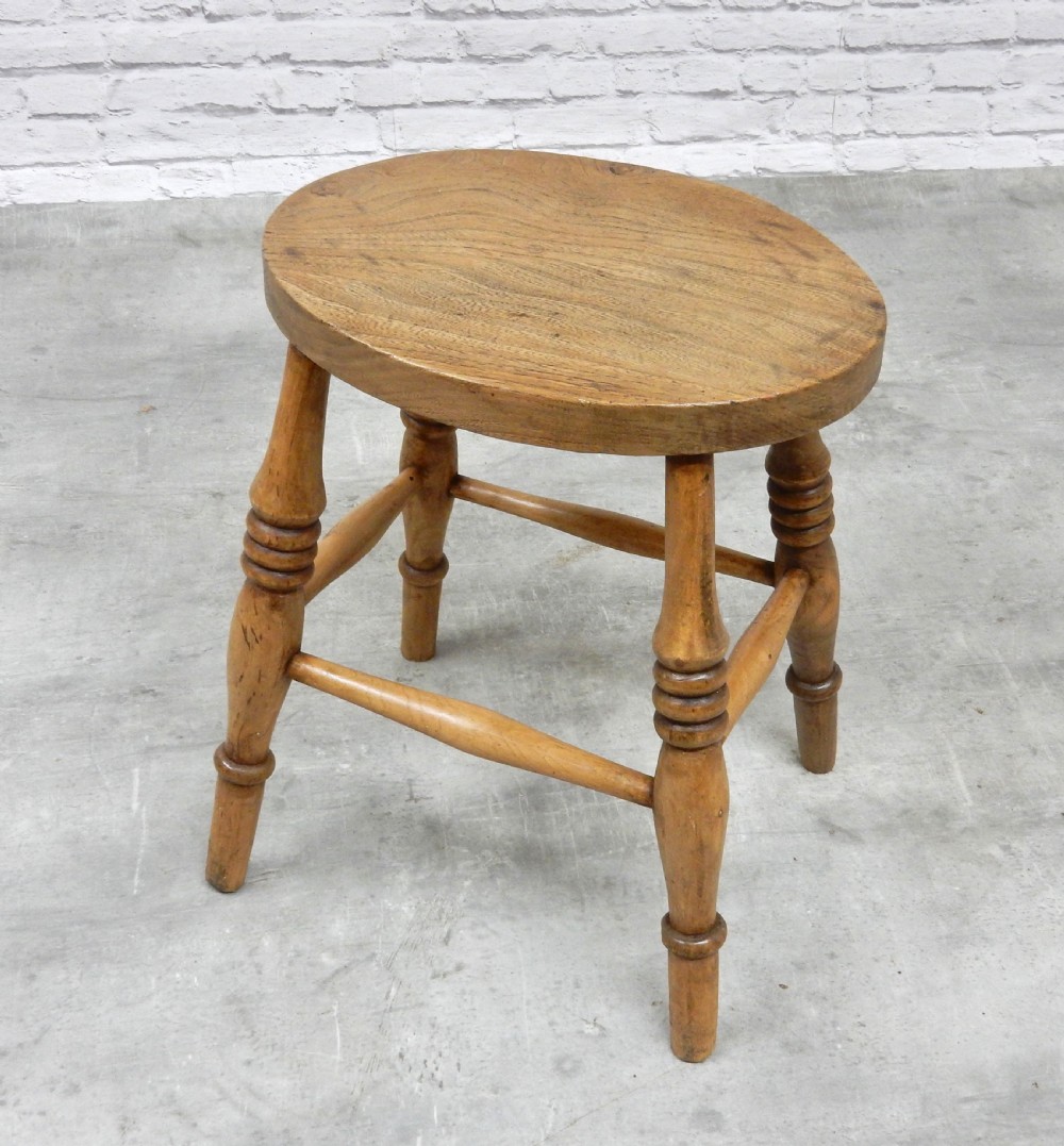 C19th Country Stool View III