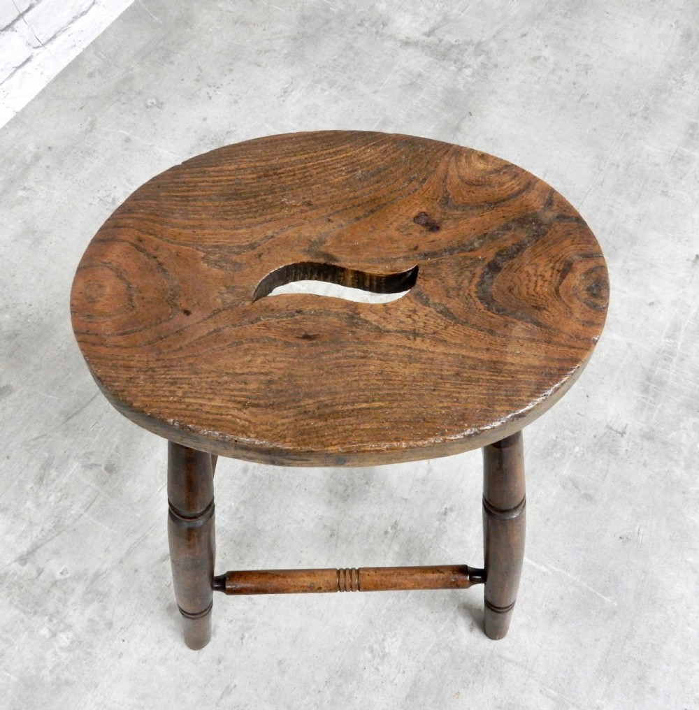 C19th Country Stool View IV