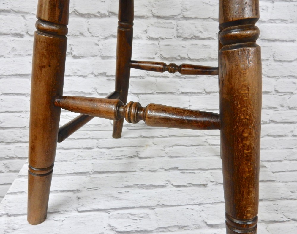 C19th Country Stool View V