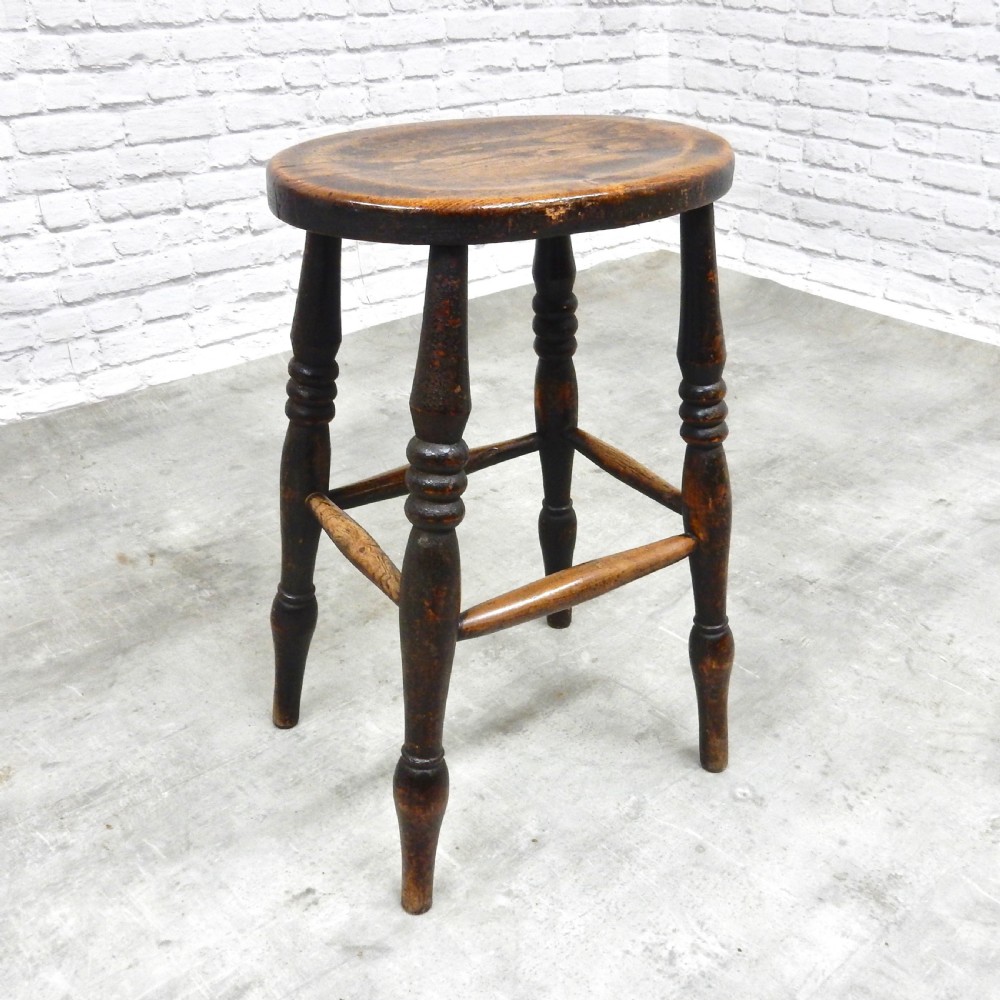 C19th Bar Stool View II