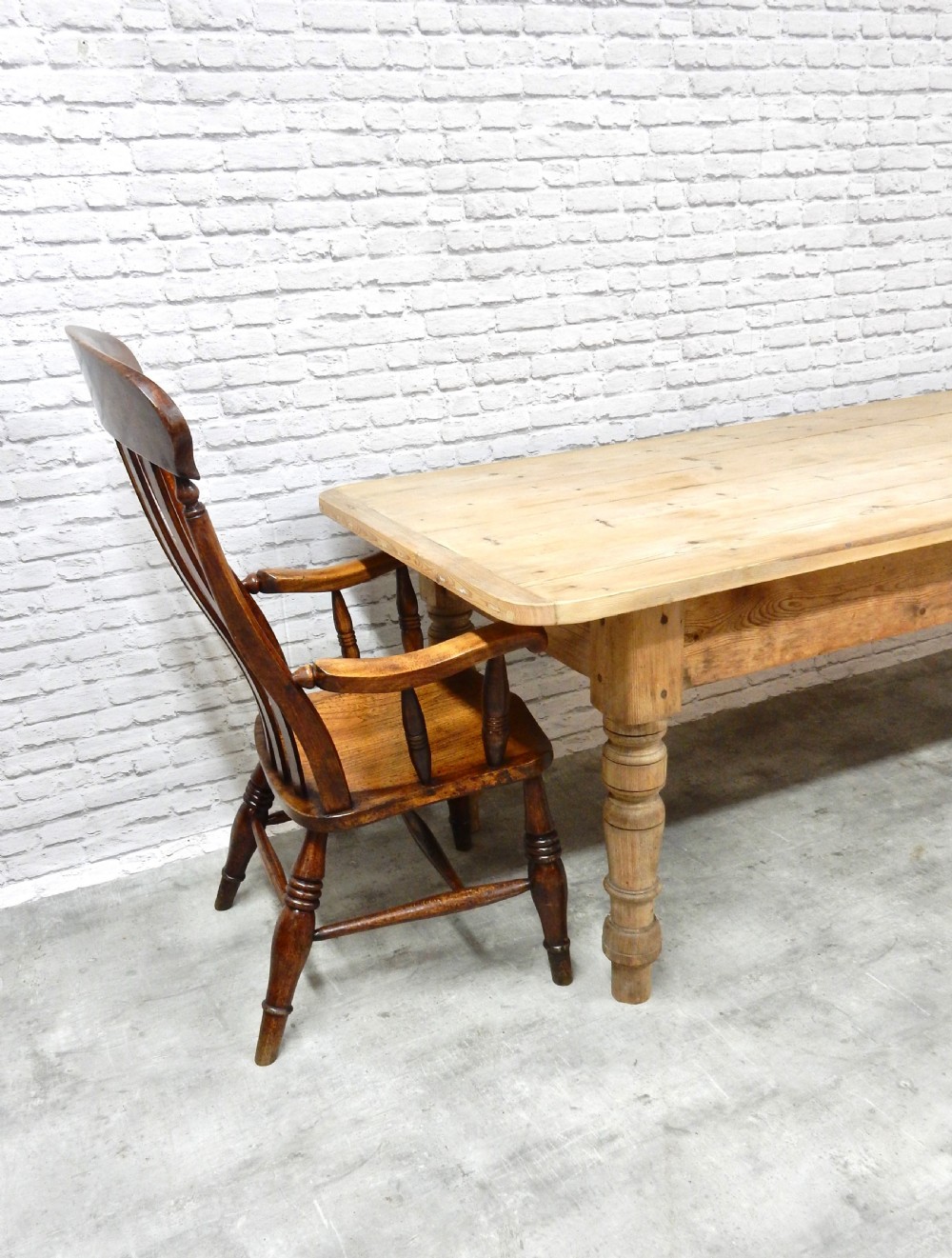 Large Farmhouse Kitchen Table View VII