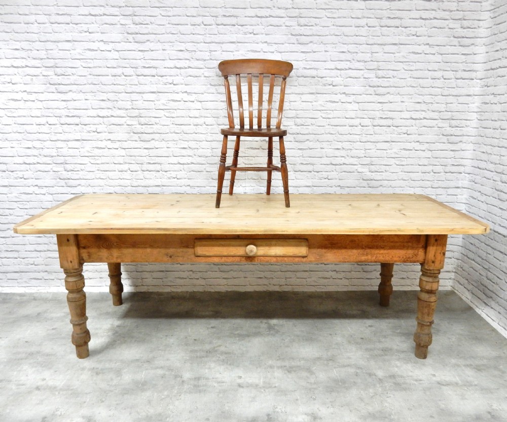 Large Farmhouse Kitchen Table View VIII