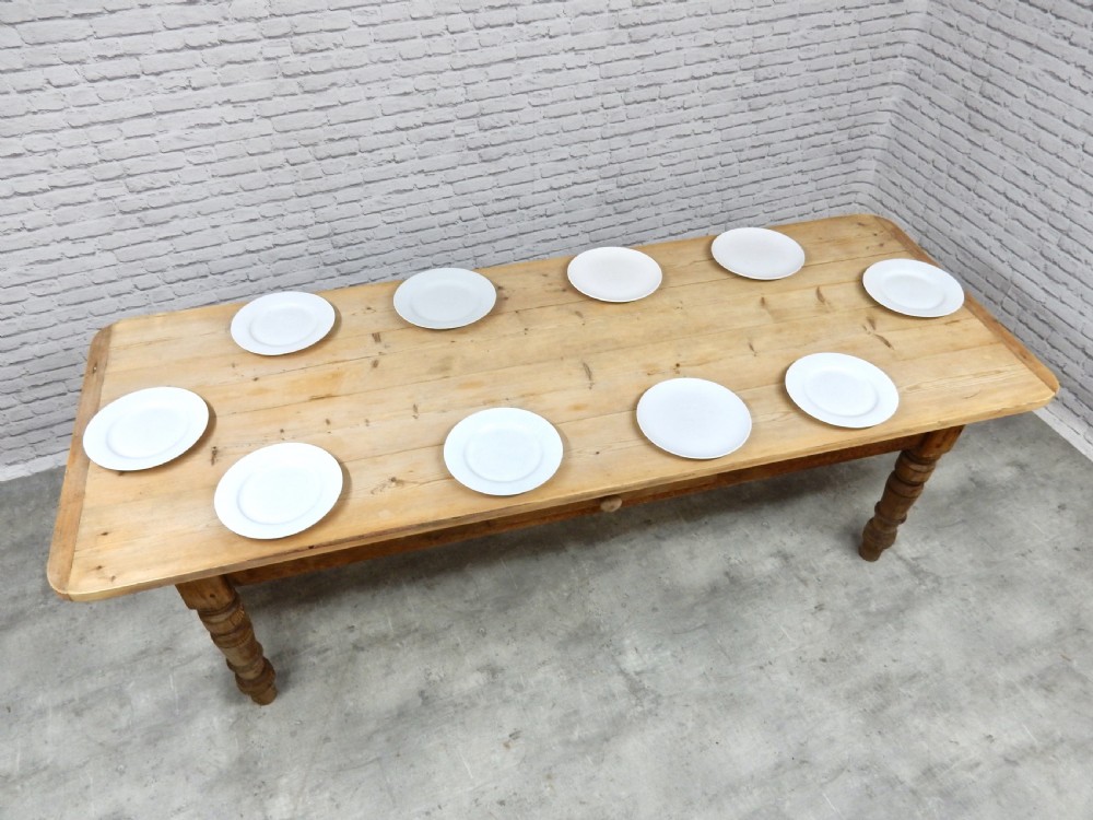 Large Farmhouse Kitchen Table View IX