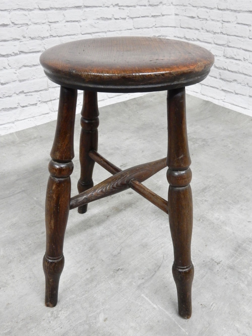 C19th Windsor Pub Stool View III