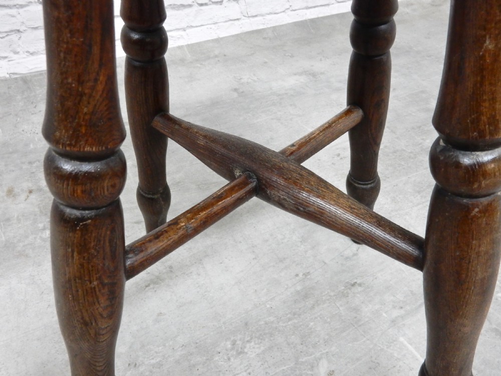C19th Windsor Pub Stool View V