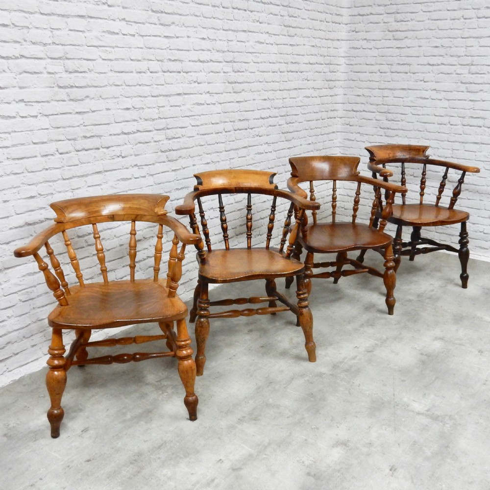 4x Smoker's Bow Armchairs