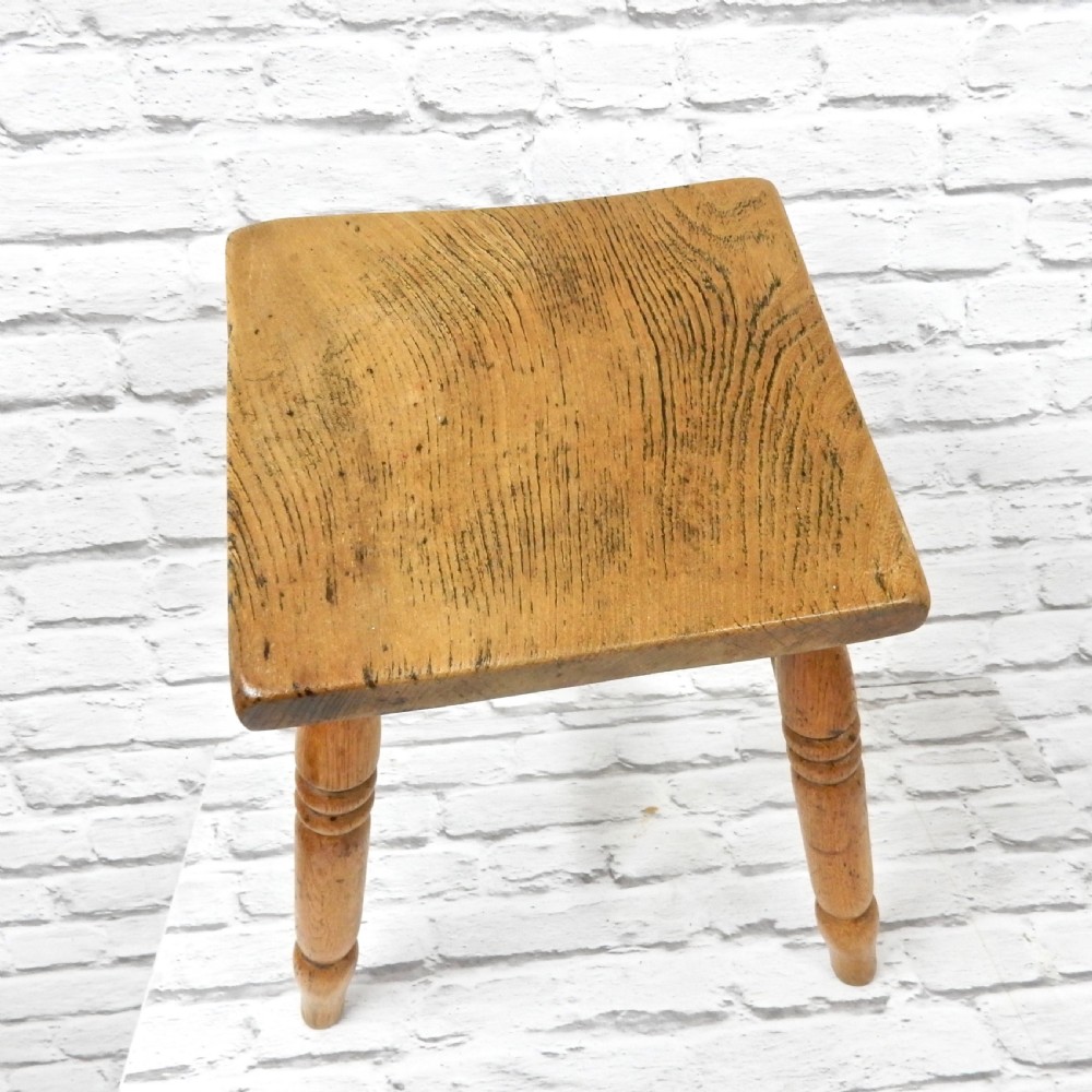 C19th Country Stool View V