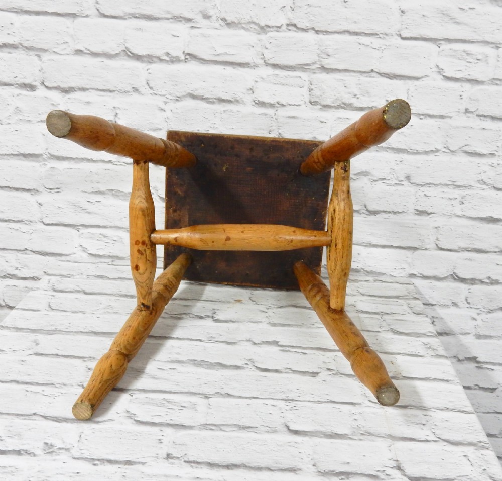C19th Country Stool View VI