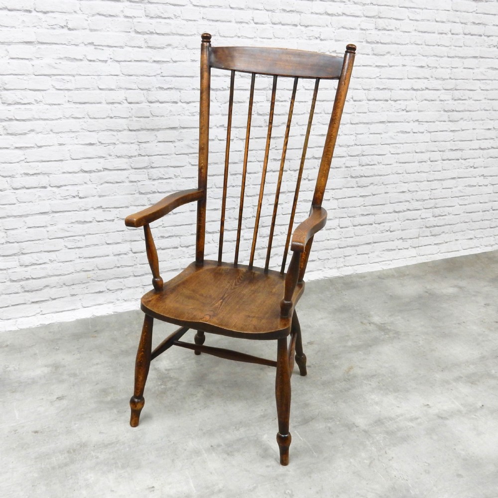 Set 4 Windsor Armchairs View V