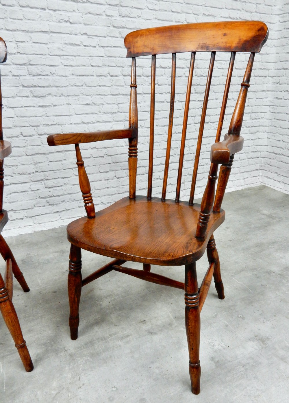 2x Windsor Armchairs View V