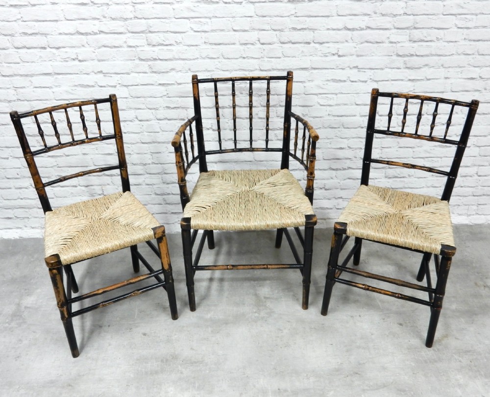 W.Morris Sussex Chairs x3 View III