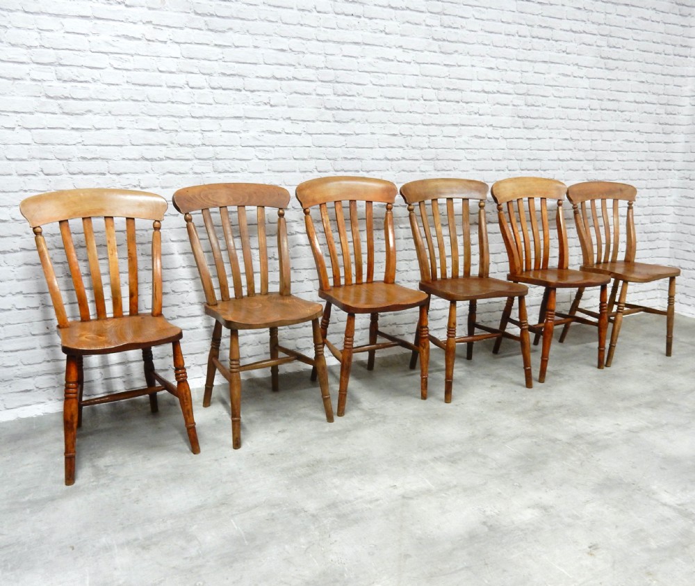 Windsor Kitchen Chairs x6 View V