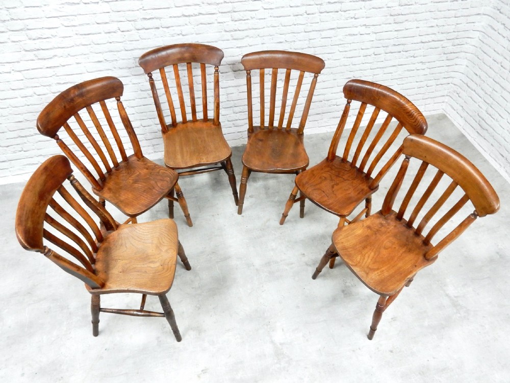 6x Windsor Kitchen Chairs View V