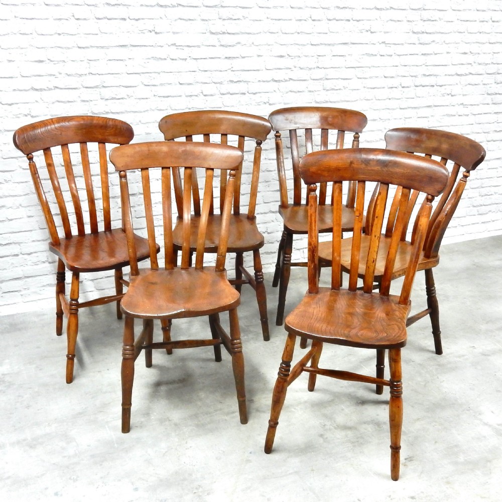 6x Windsor Kitchen Chairs View XI