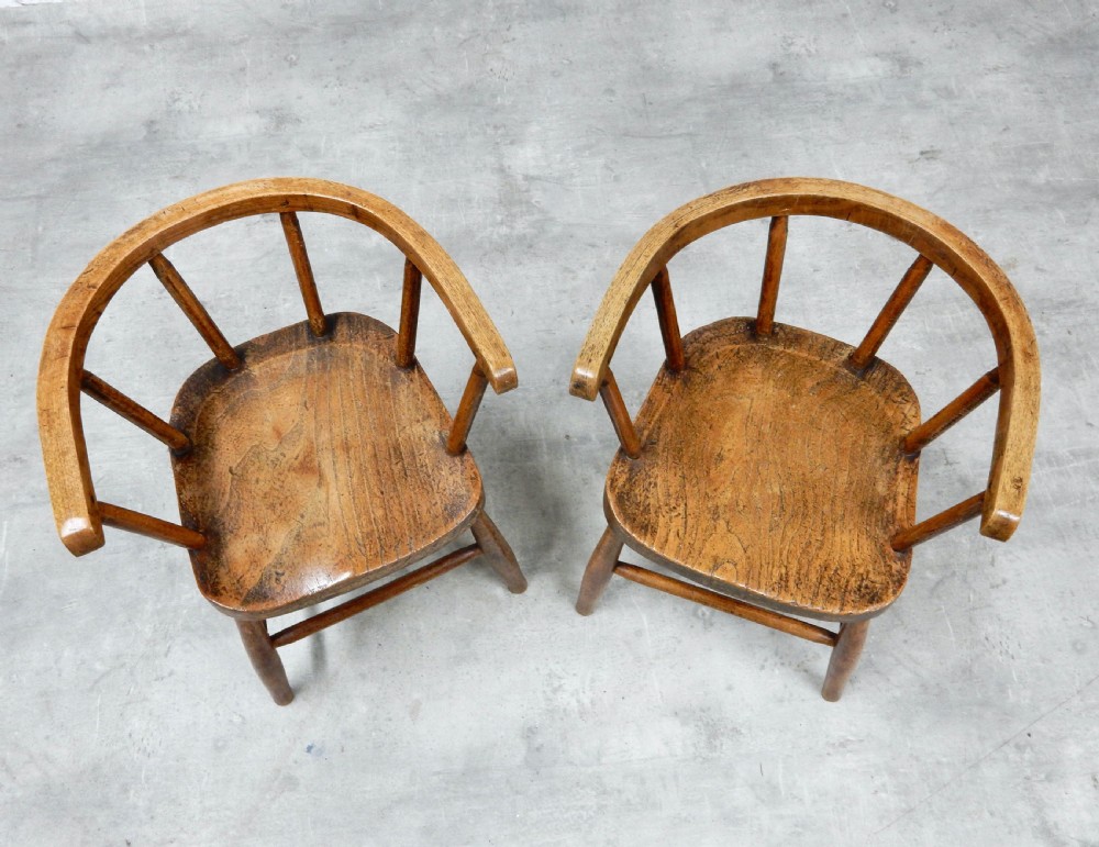 Pair of Child's Chairs View III