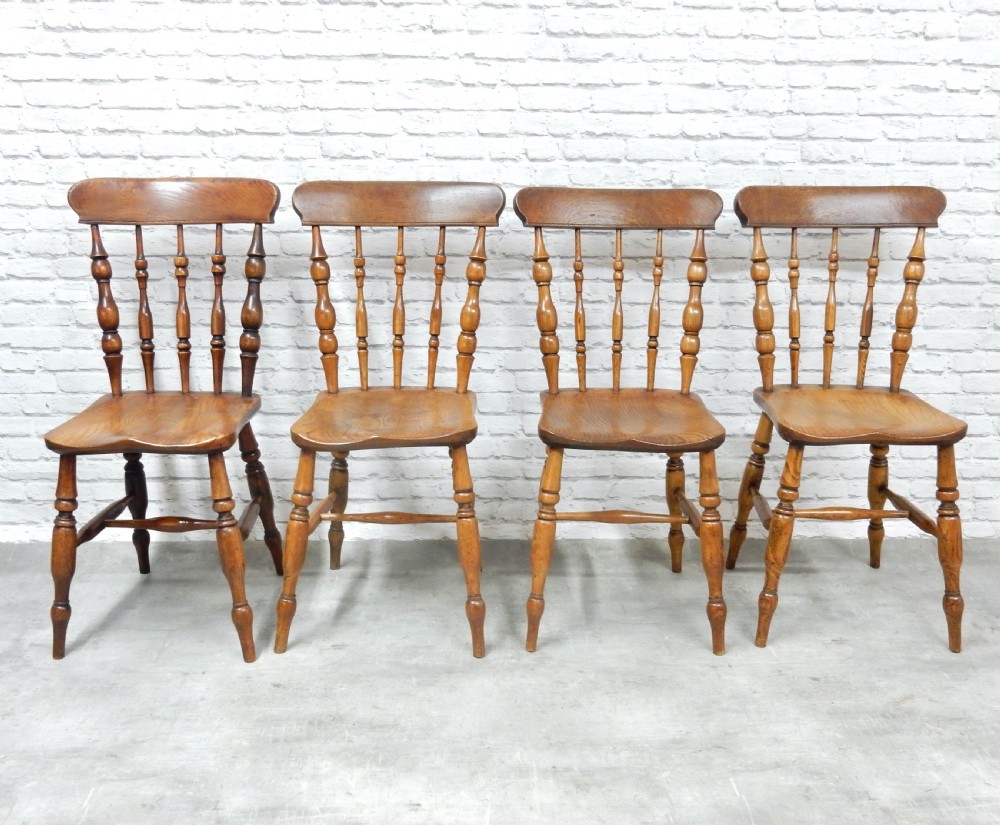 Set 4 Windsor Kitchen Chairs View III