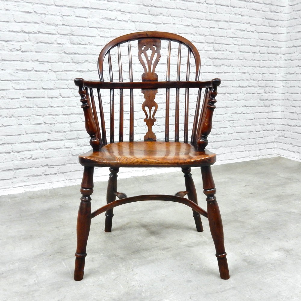 Yew Wood Windsor Armchair View II