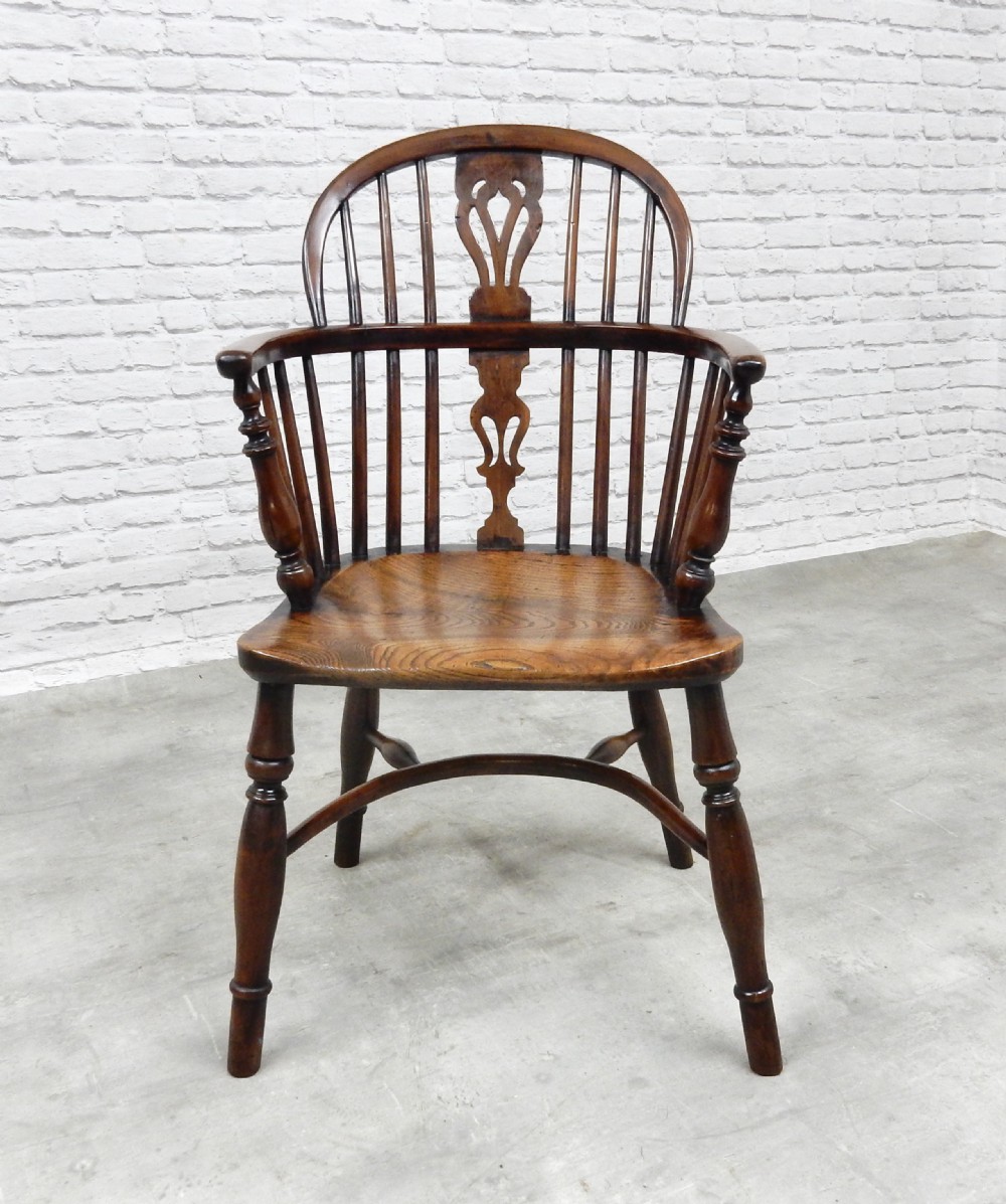 Yew Wood Windsor Armchair View III