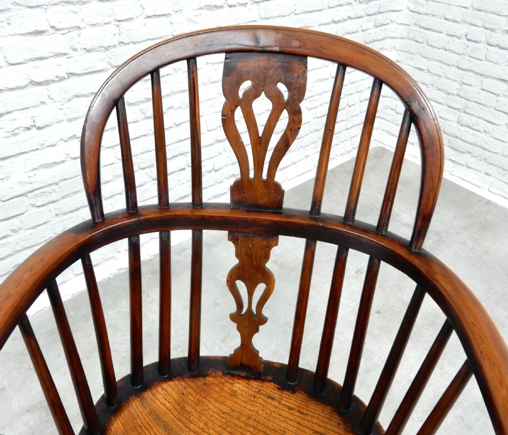 Yew Wood Windsor Armchair View VII