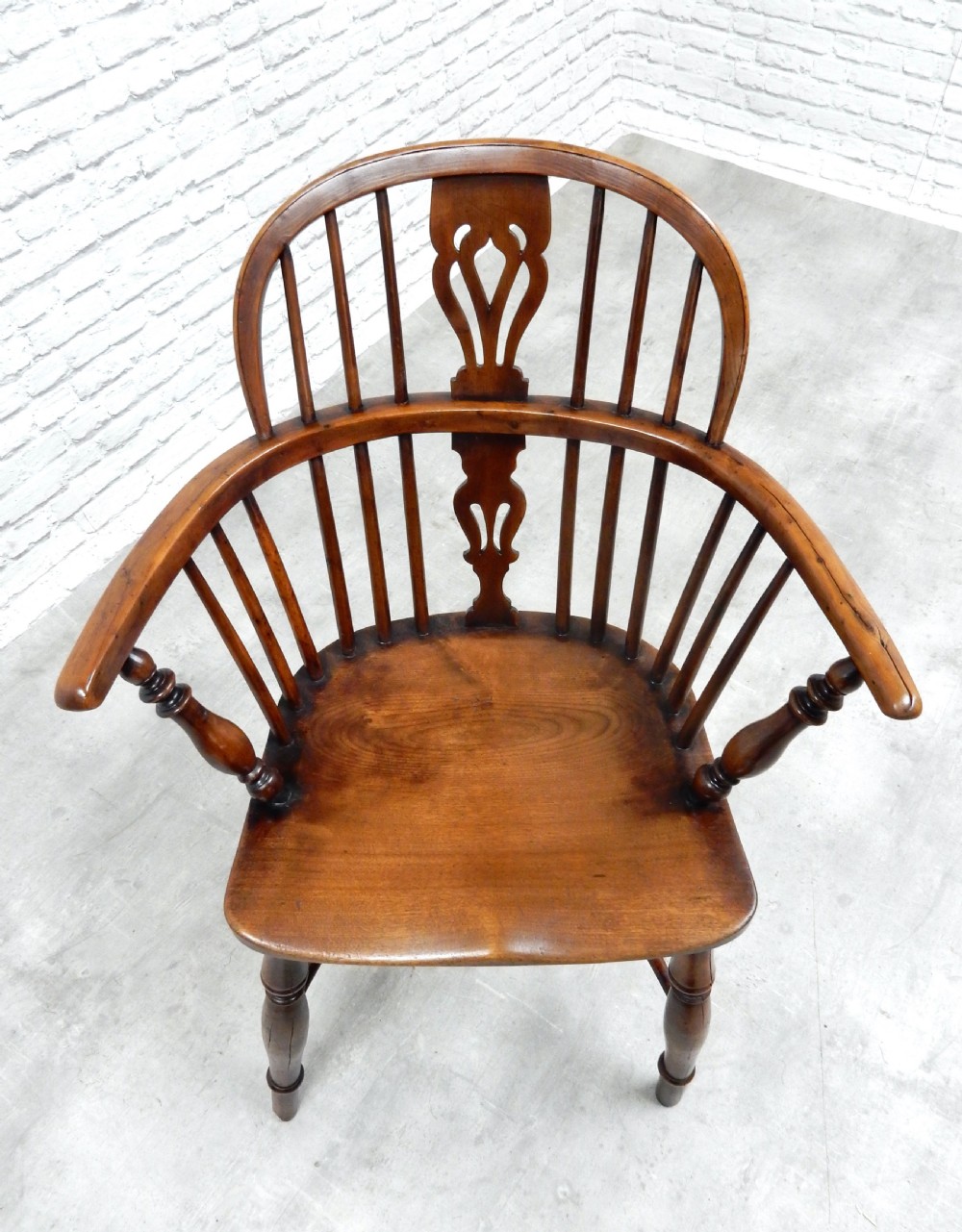 Yew Wood Windsor Armchair View IV