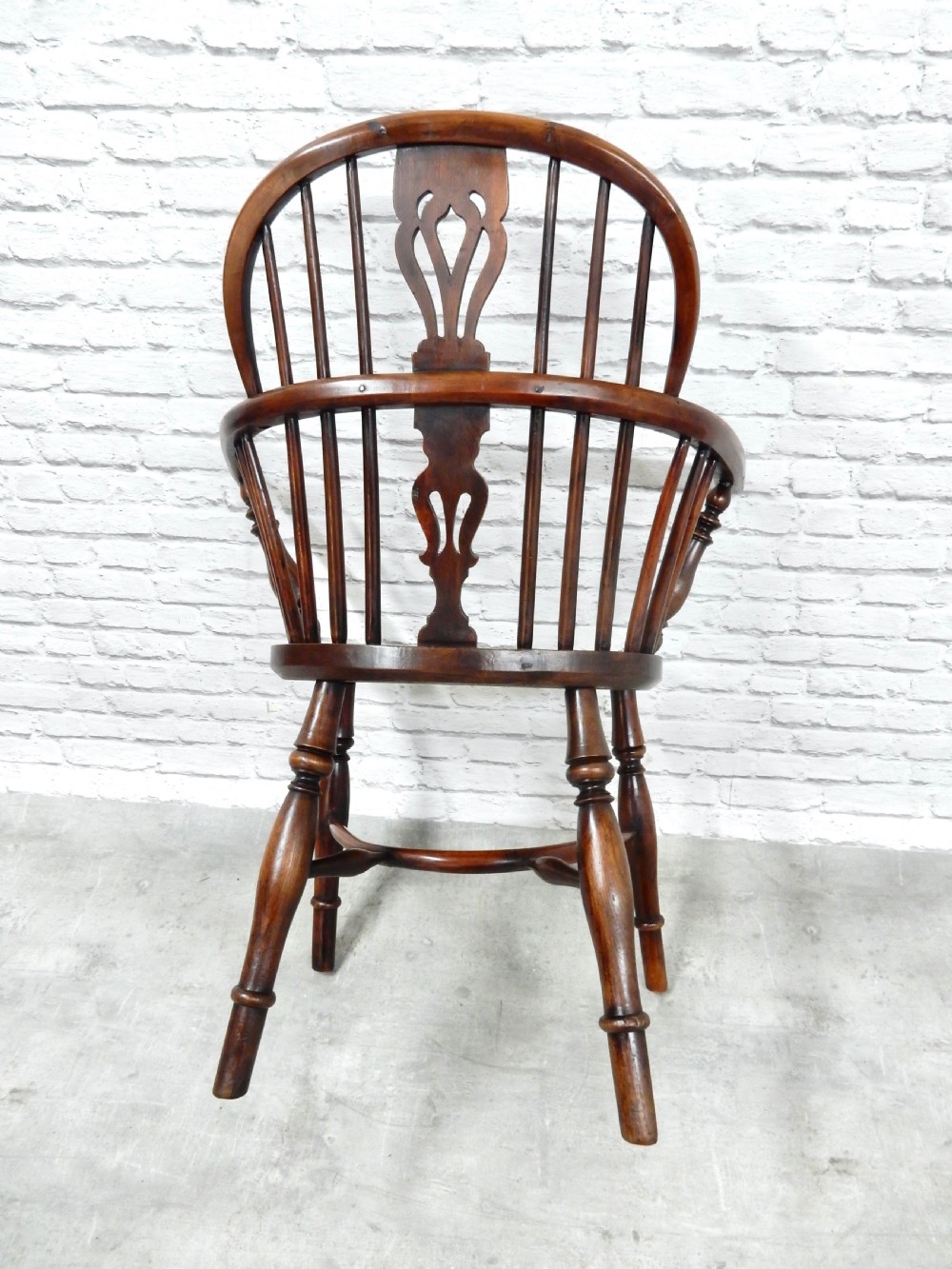 Yew Wood Windsor Armchair View VI