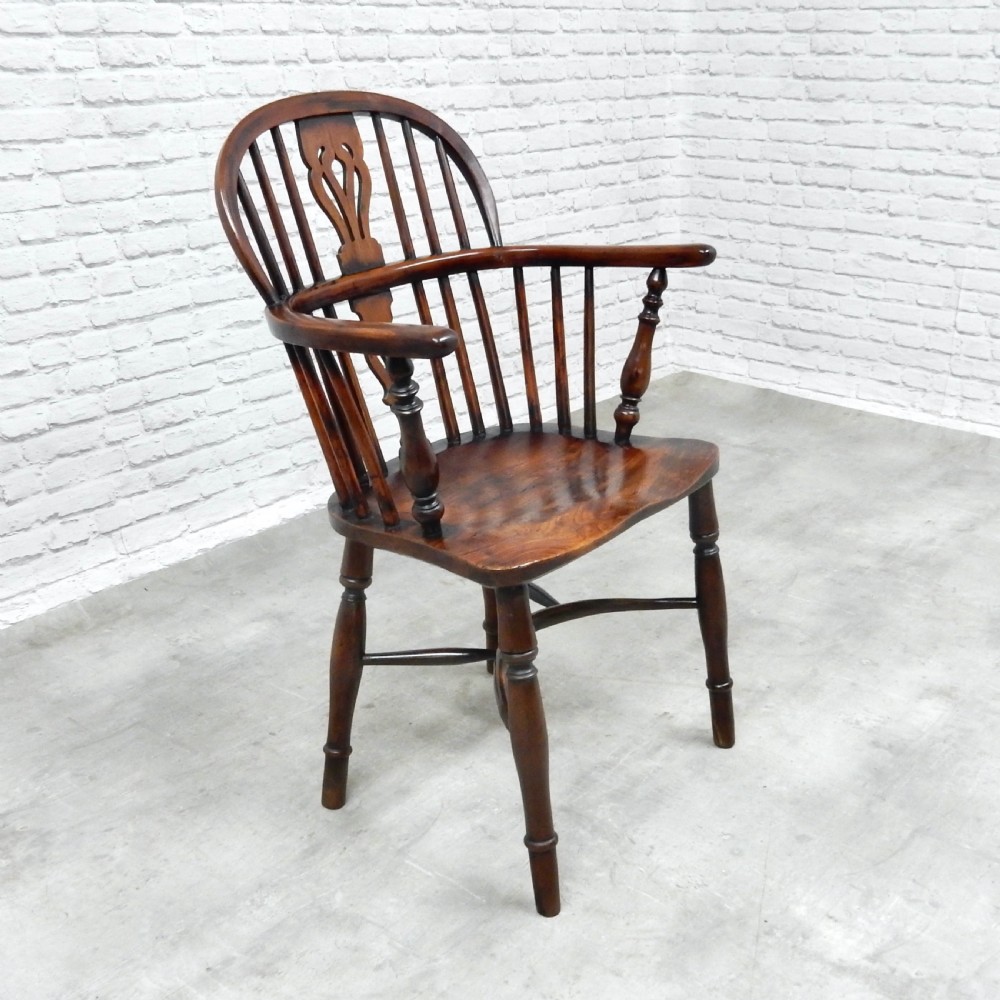 Yew Wood Windsor Armchair View III