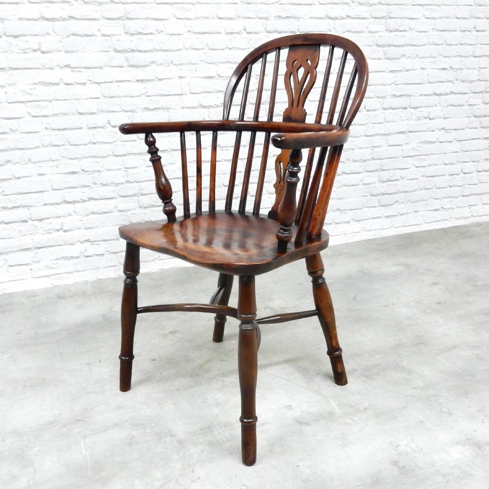 Yew Wood Windsor Armchair View IV