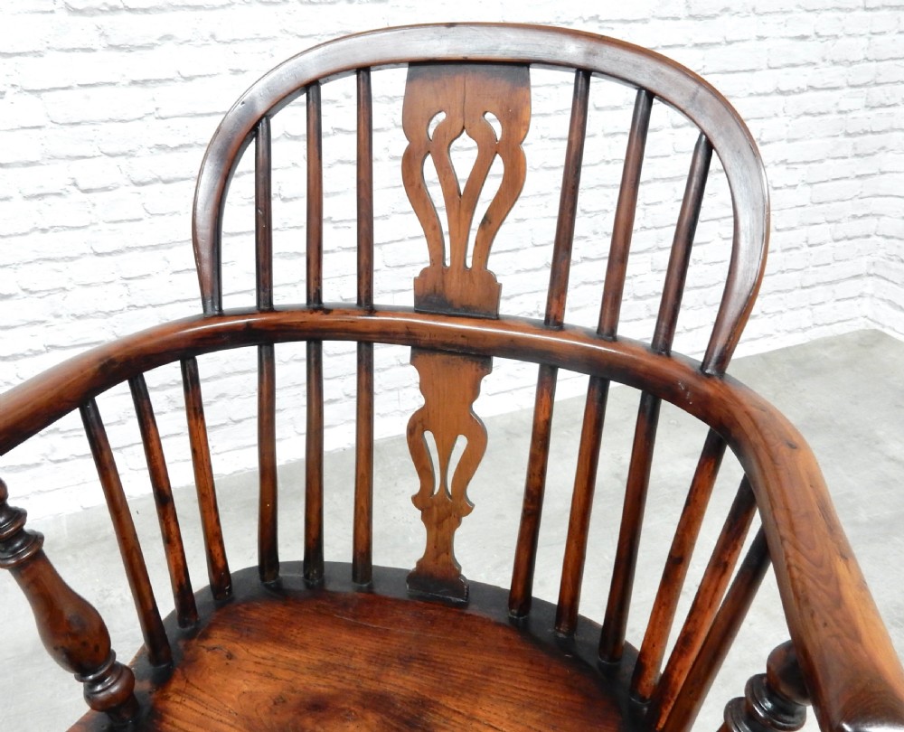 Yew Wood Windsor Armchair View VI