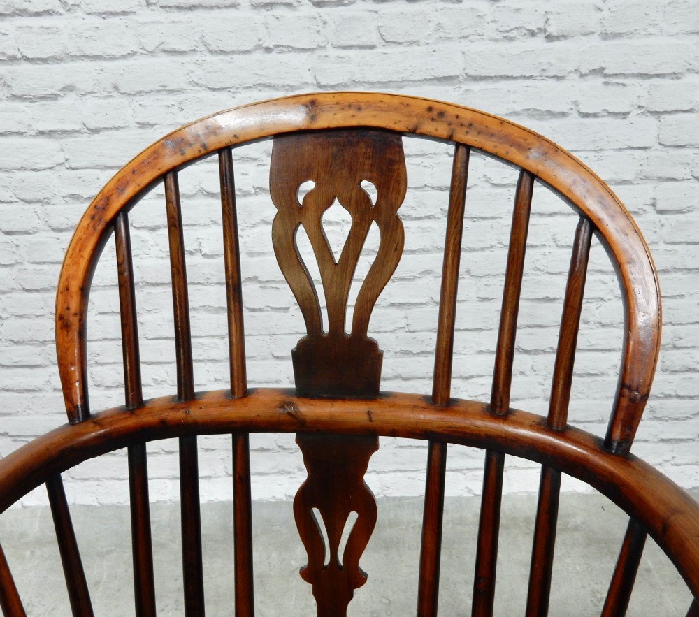 2x Named Yew Wood Windsor Armchair View VIII