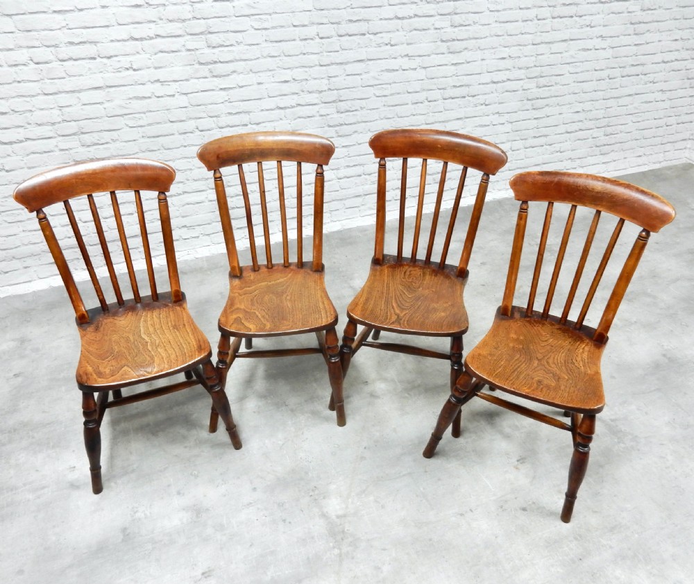 Set 4 Windsor Kitchen Chairs View III