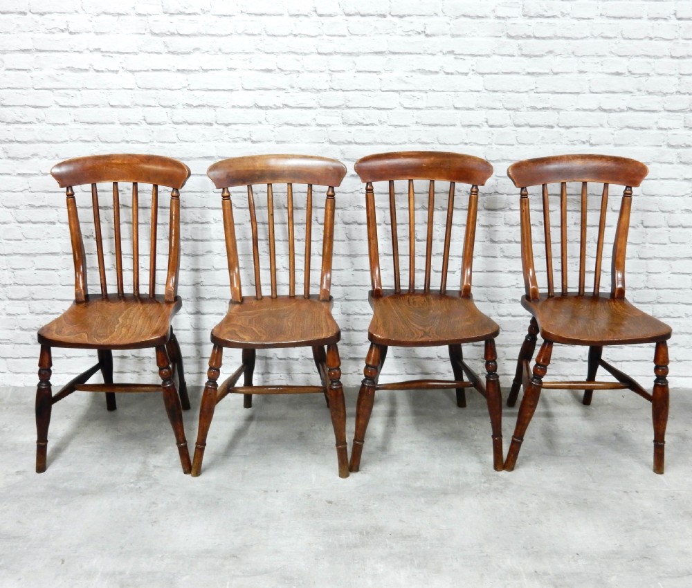 Set 4 Windsor Kitchen Chairs View IV
