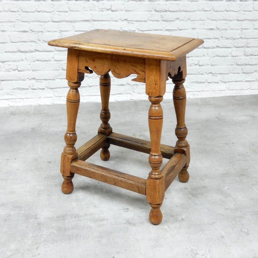 Oak Joint Stool View II