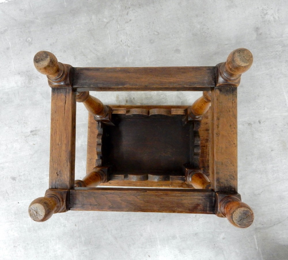 Oak Joint Stool View VII