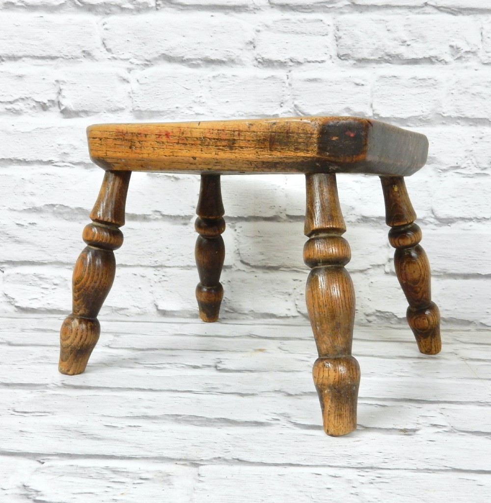 Antique Country Stool View III