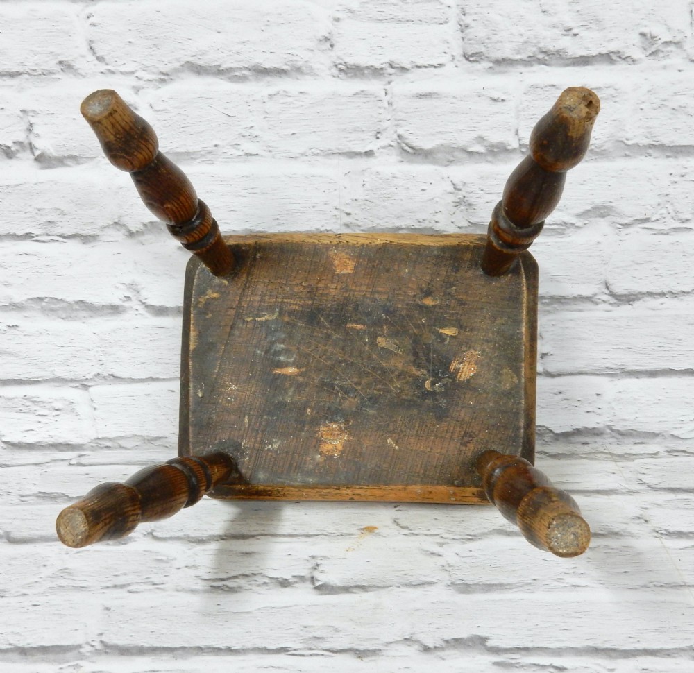 Antique Country Stool View IV