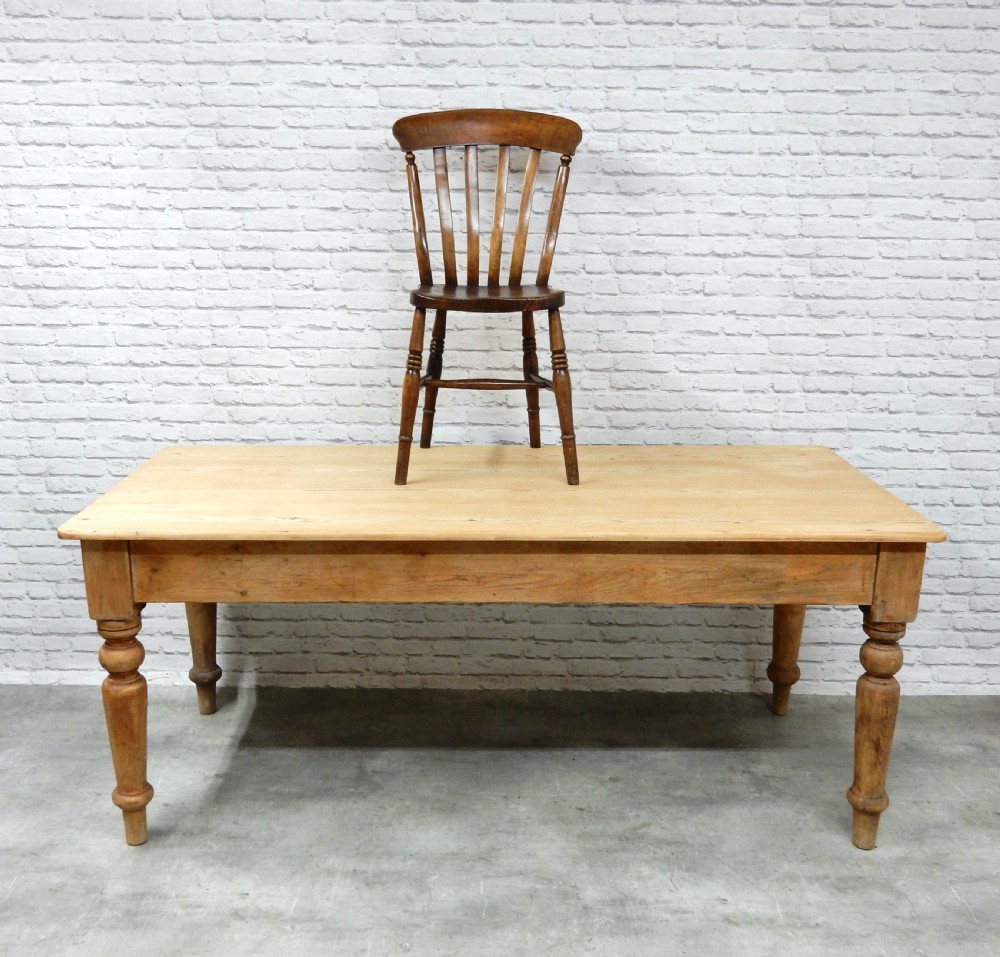 Pine Farmhouse Kitchen Table View IV