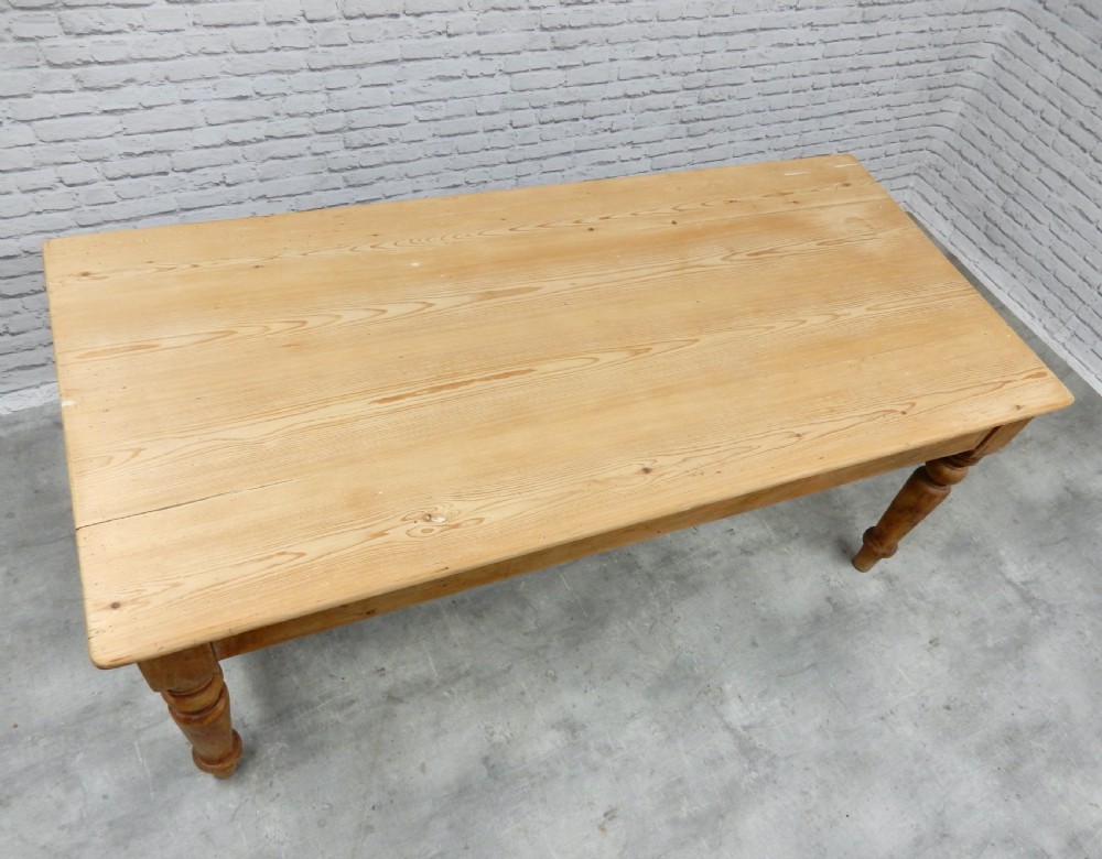 Pine Farmhouse Kitchen Table View VI