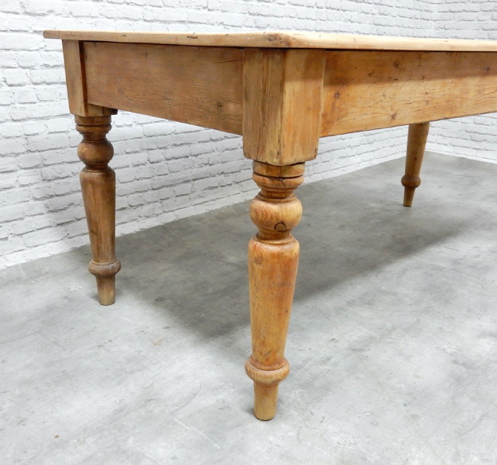 Pine Farmhouse Kitchen Table View VII