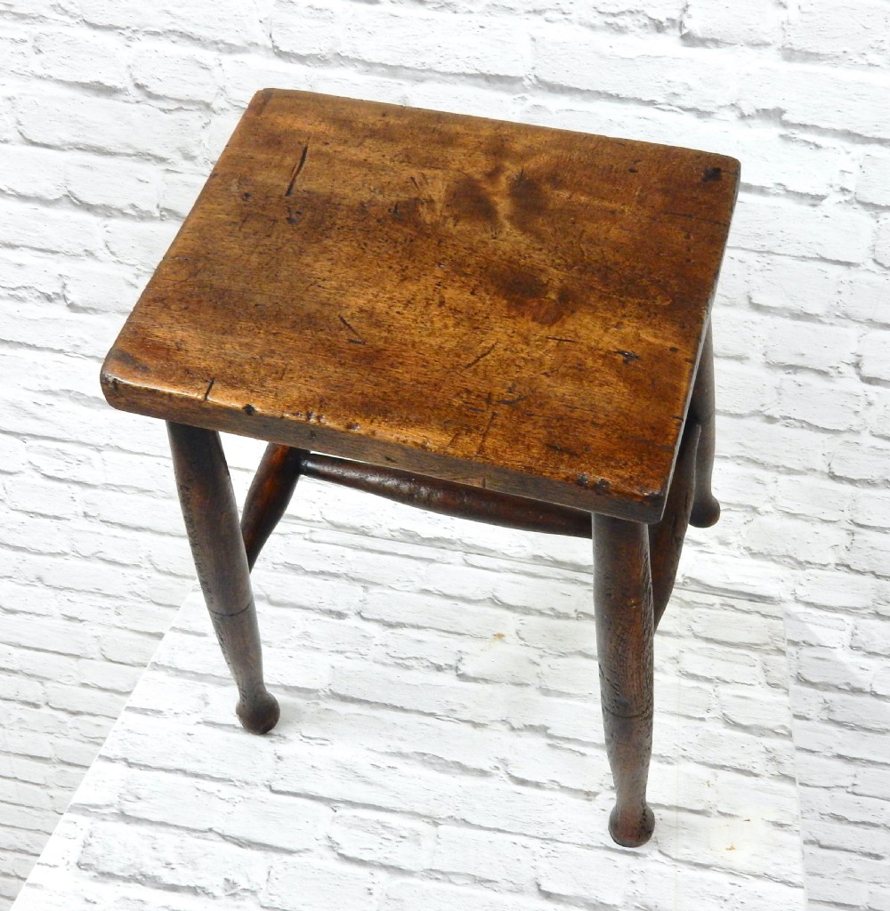 C19th Country Stool View V