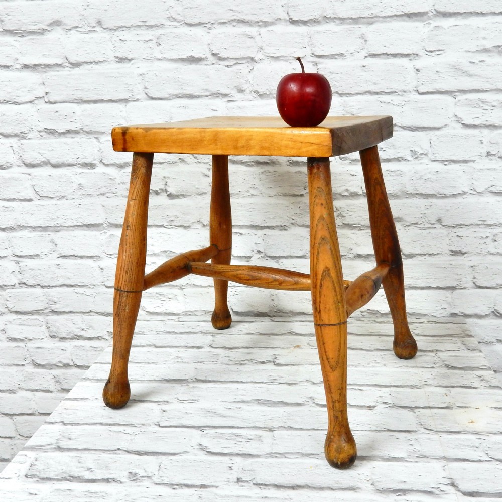C19th Country Stool View II