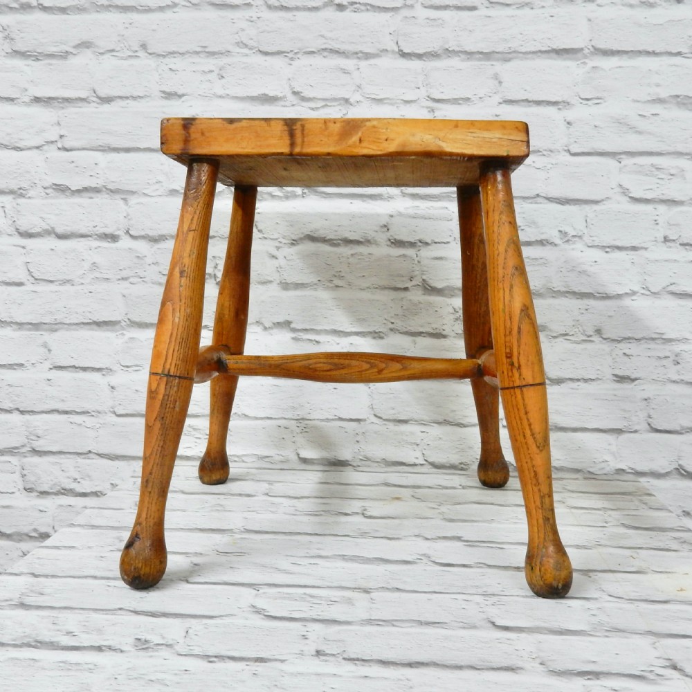 C19th Country Stool View III