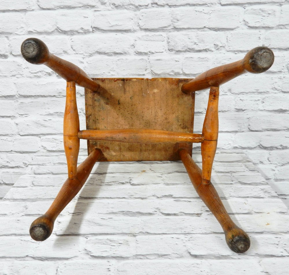 C19th Country Stool View V