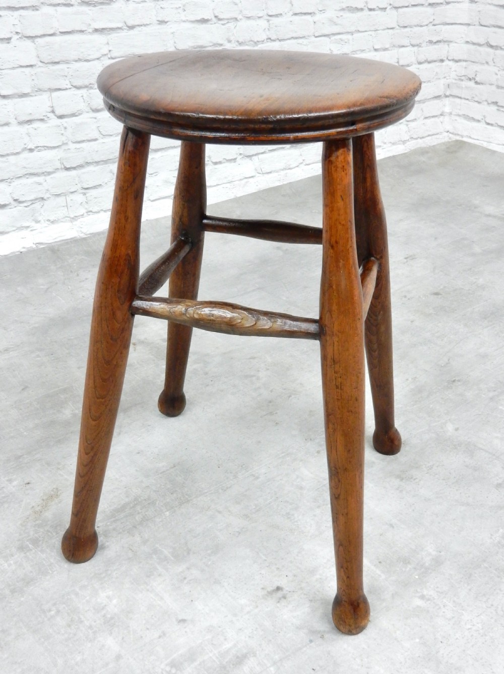 C19th Pub Stool View III