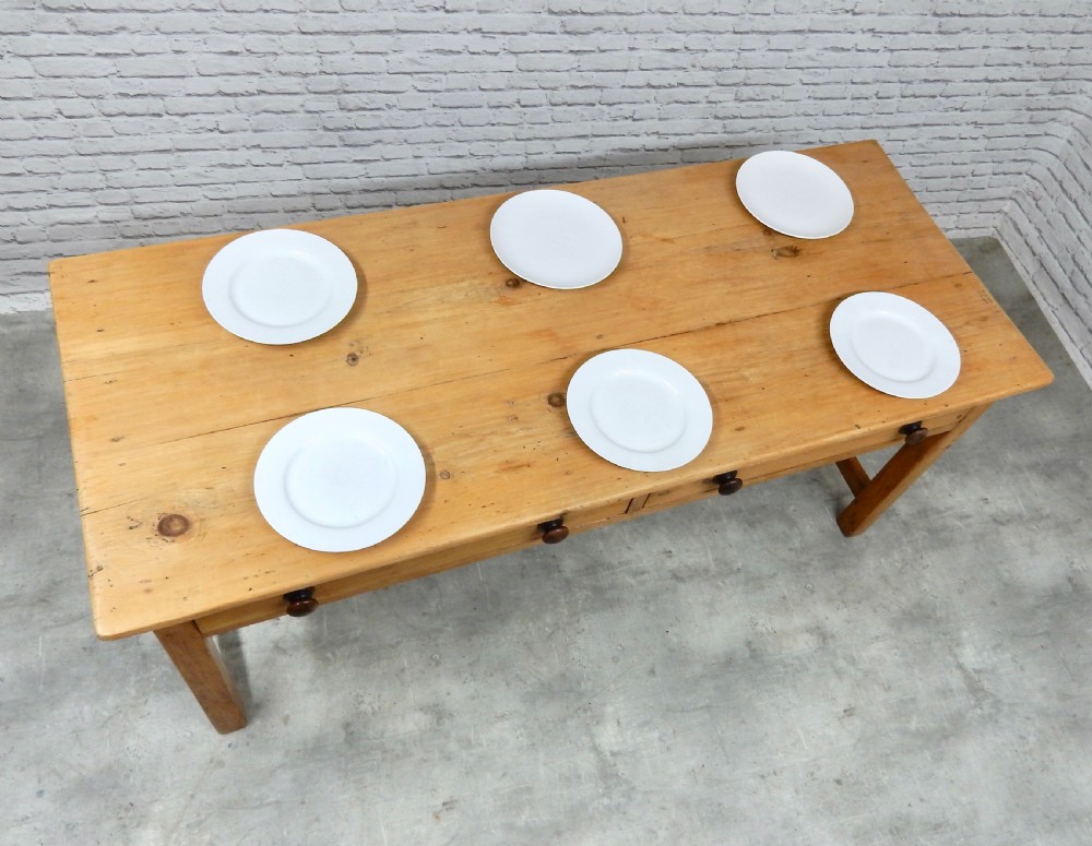 Pine Refectory Table View VII