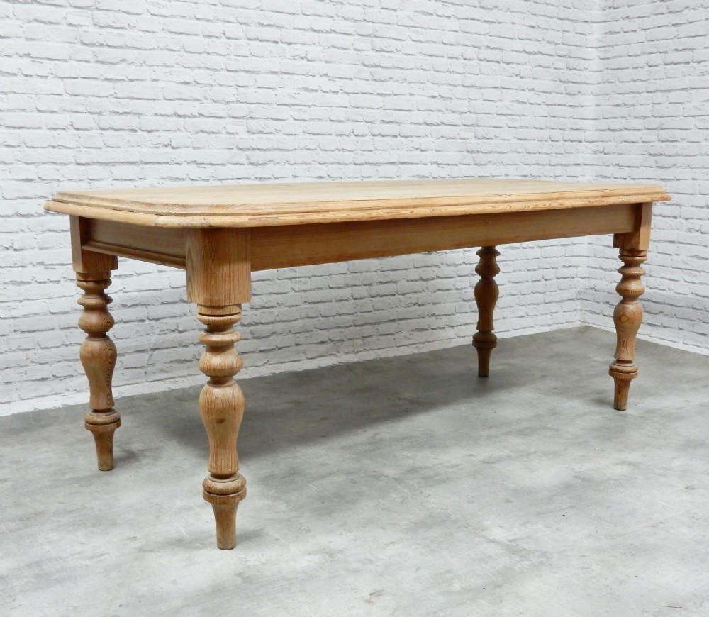 Pine Farmhouse Kitchen Table View IV