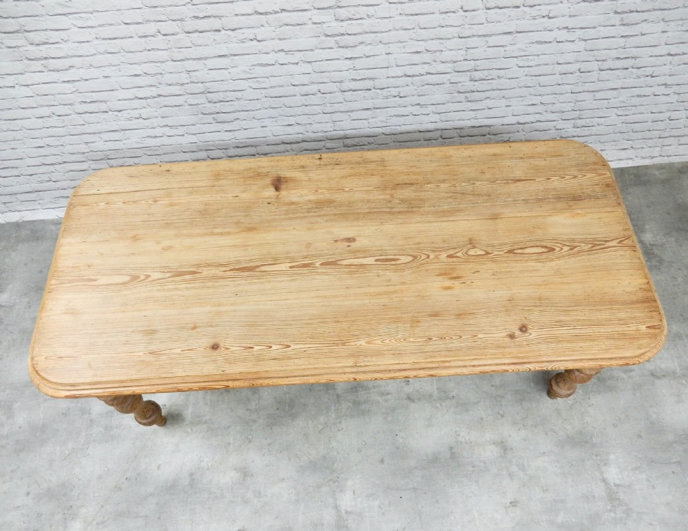 Pine Farmhouse Kitchen Table View V