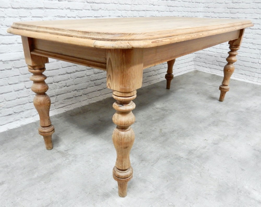 Pine Farmhouse Kitchen Table View VI