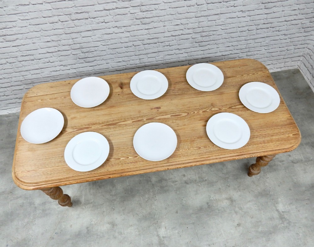 Pine Farmhouse Kitchen Table View VII